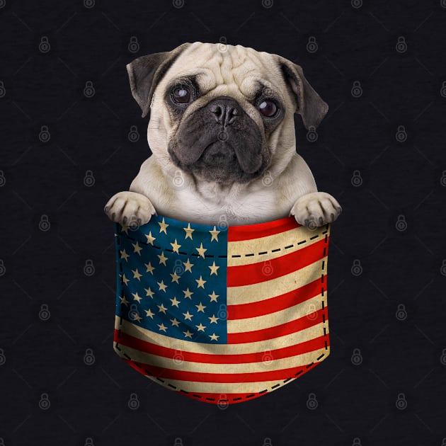 Pug In The Pocket 4th Of July by snnt